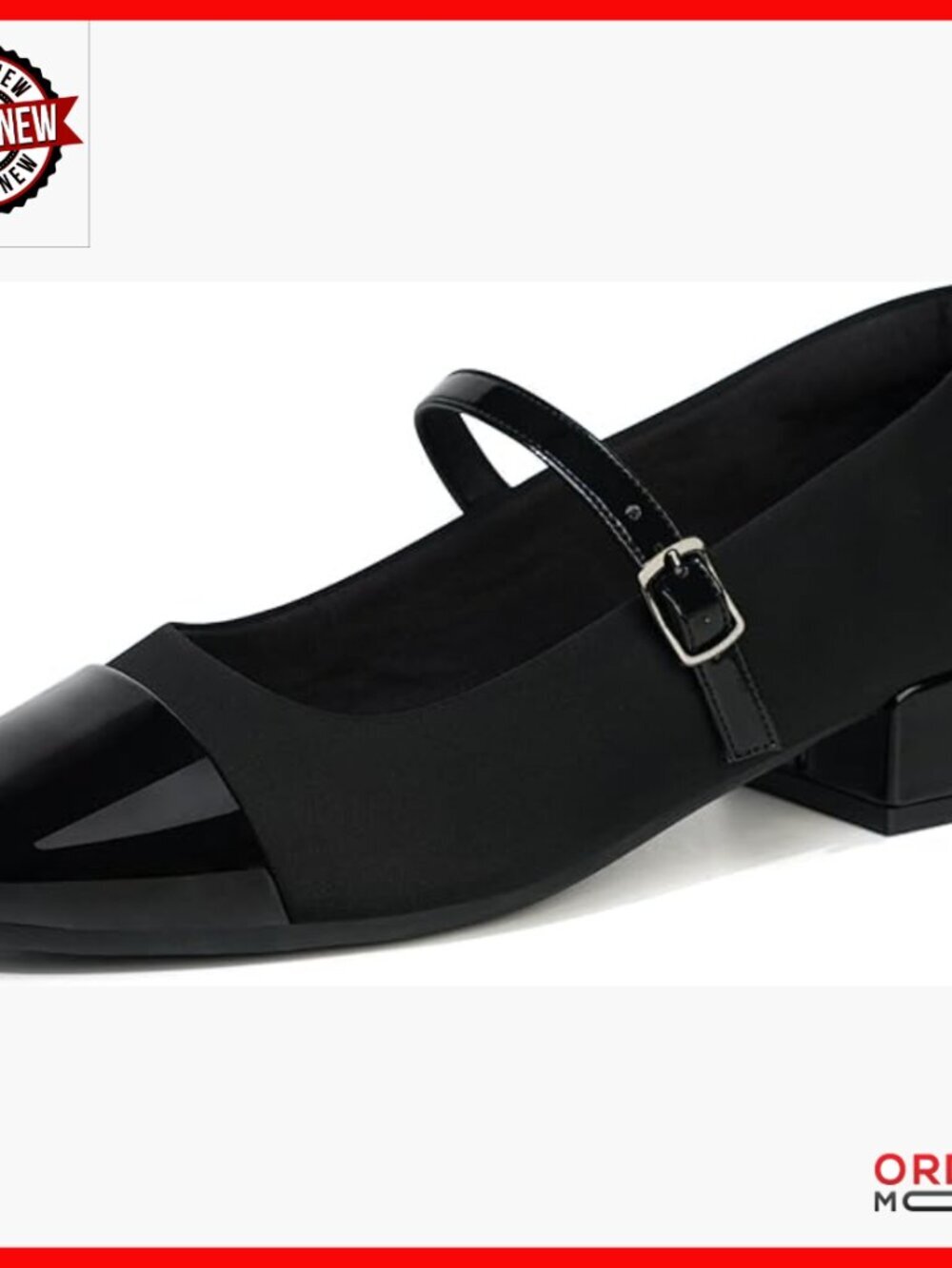 Orthopedic Mary Janes for Bunions Low Heel Chunky Pumps Dress Shoes